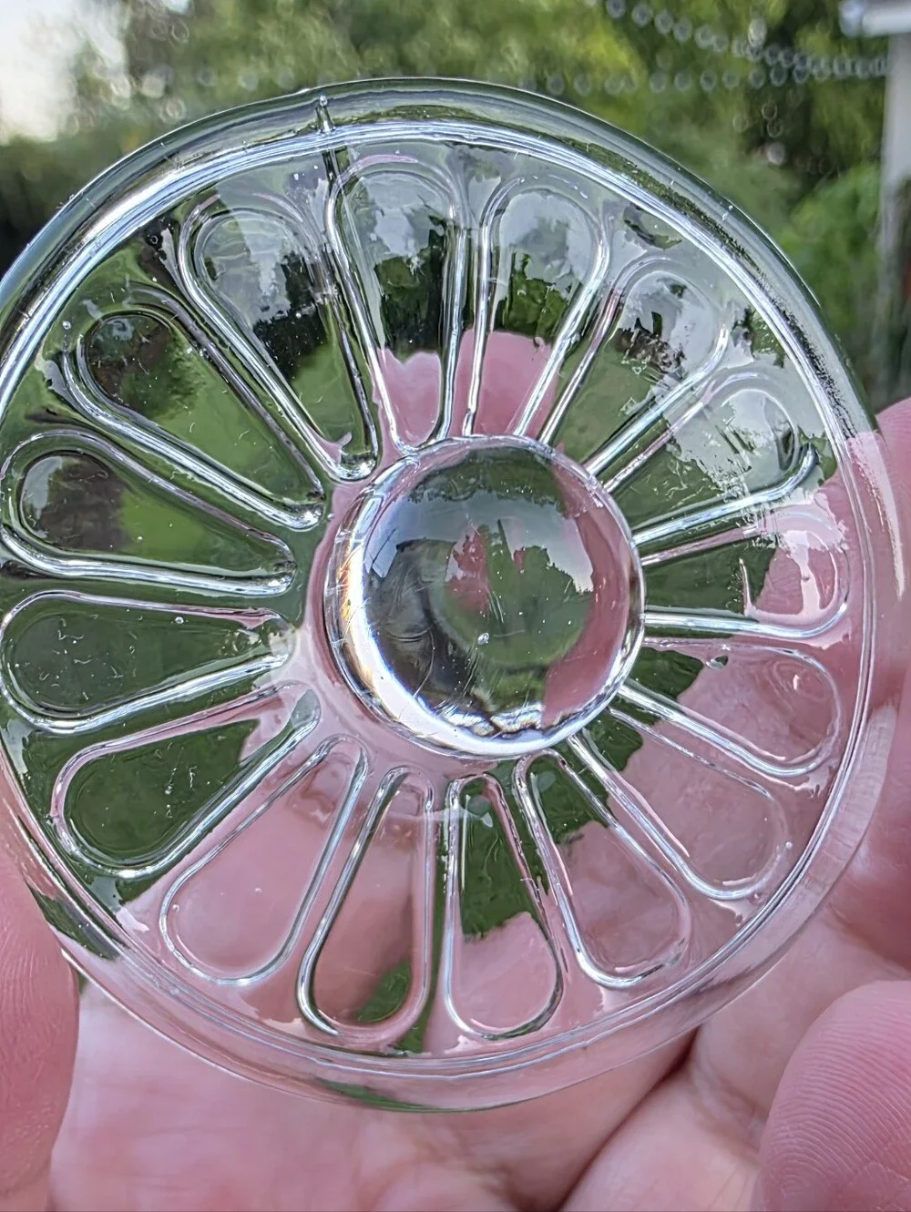 Vintage Williams Sonoma Glass Cookie Stamps Set 4 Hearts Flowers 1980s Baking